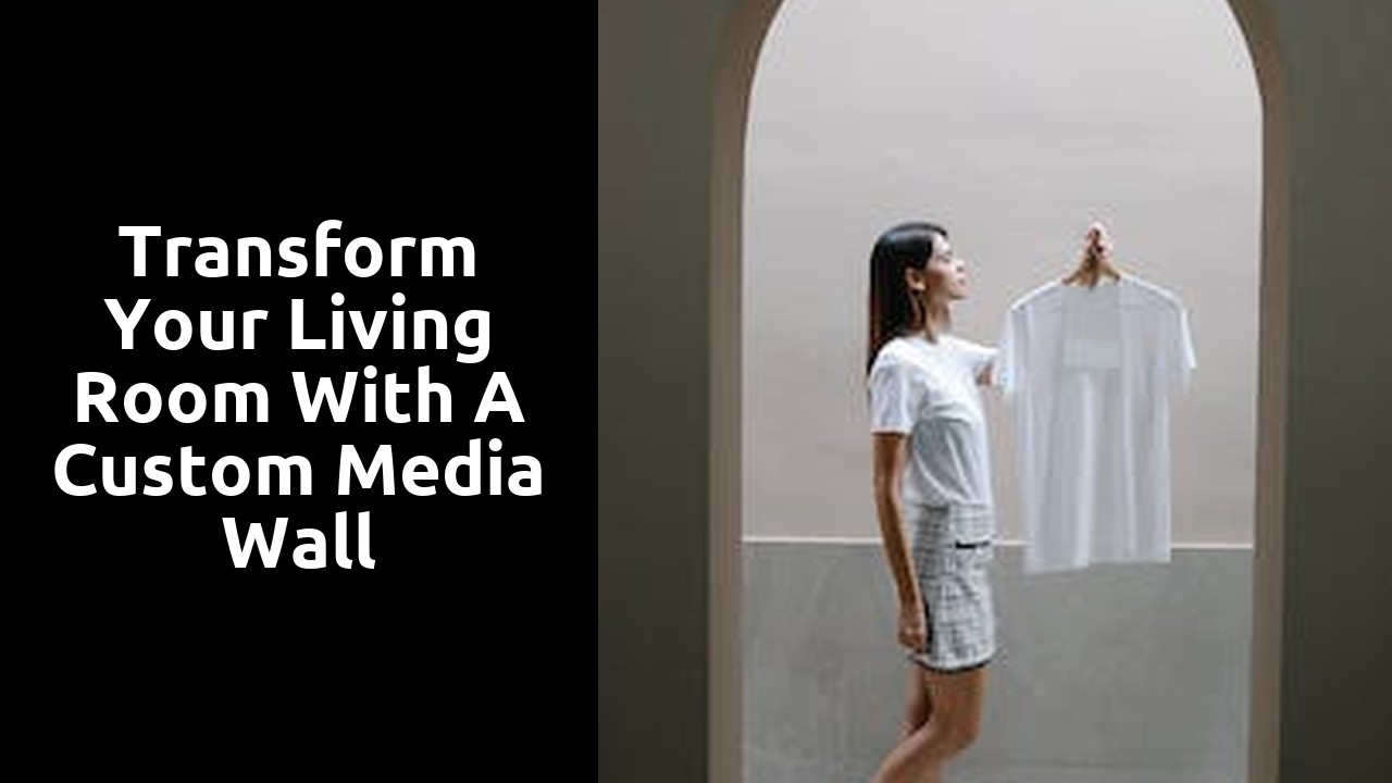 Transform Your Living Room With a Custom media Wall