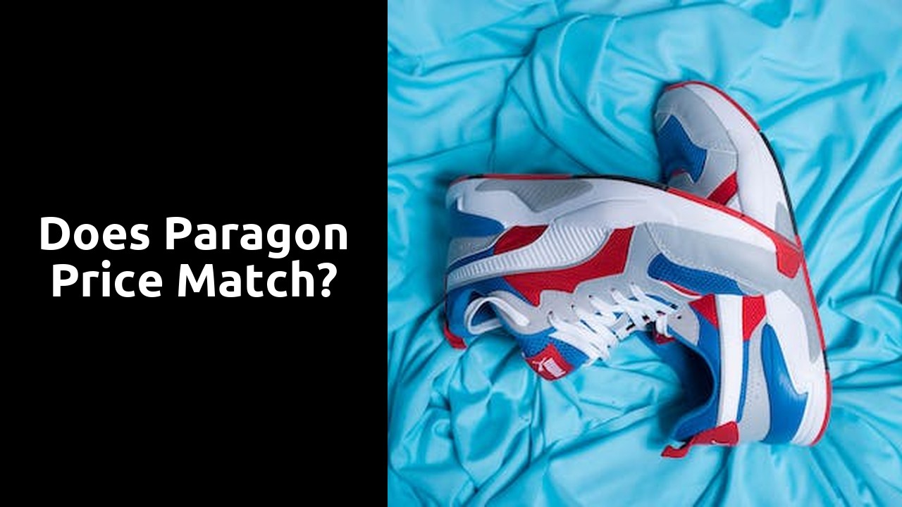 Does Paragon price match?