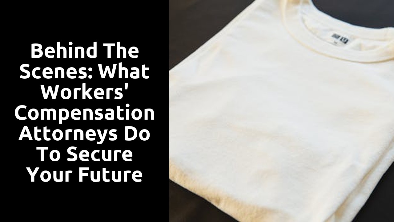 Behind the Scenes: What Workers' Compensation Attorneys Do to Secure Your Future